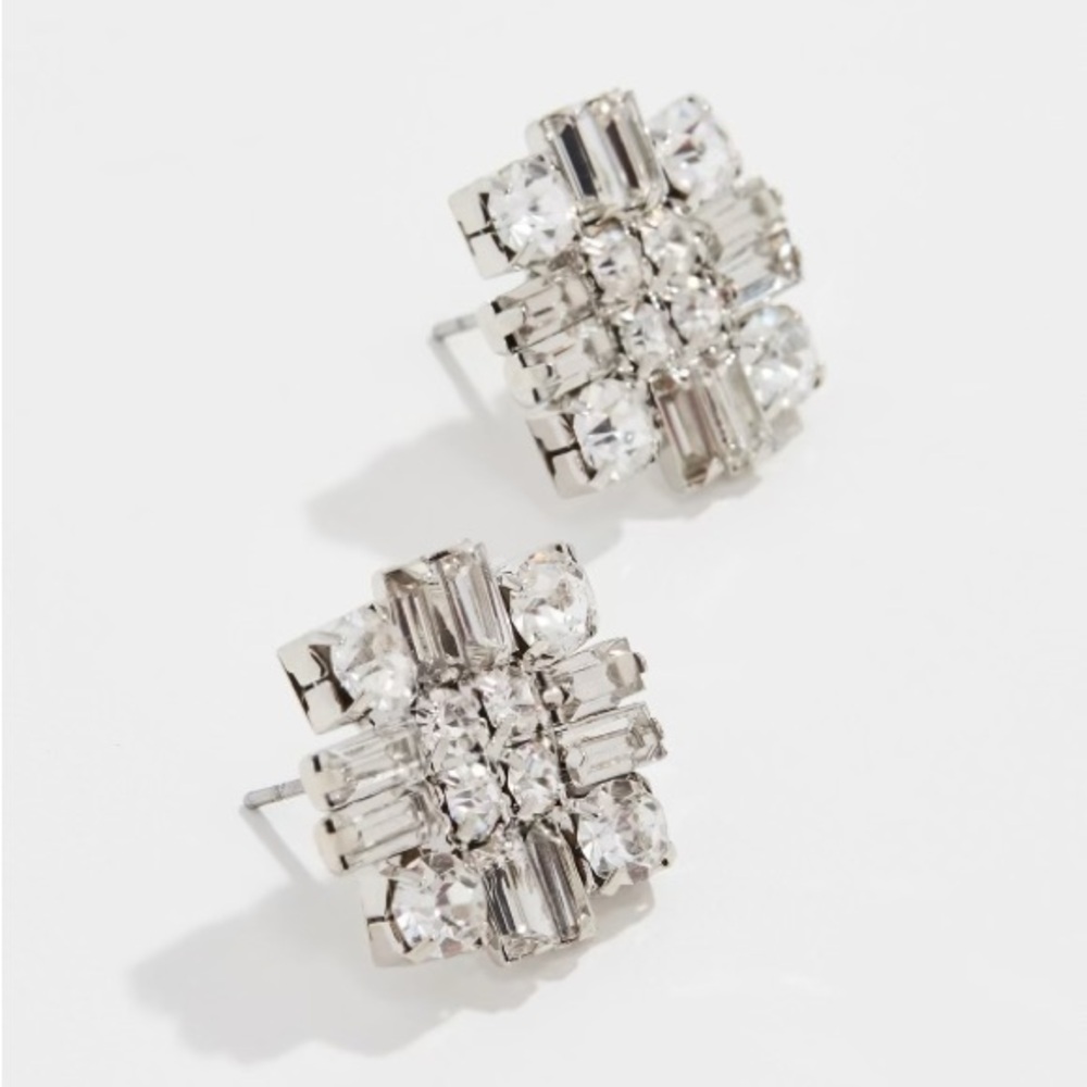 Stella + Ruby Statement Crystal Stud Earrings - image 3